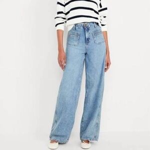 Old Navy High-Waisted Baggy Wide-Leg Trouser Jeans
Light Wash
14 Tall